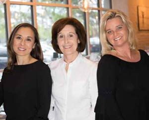 Franne Schwarb, Chari Karinshak and Yvette Grist of Coldwell Banker