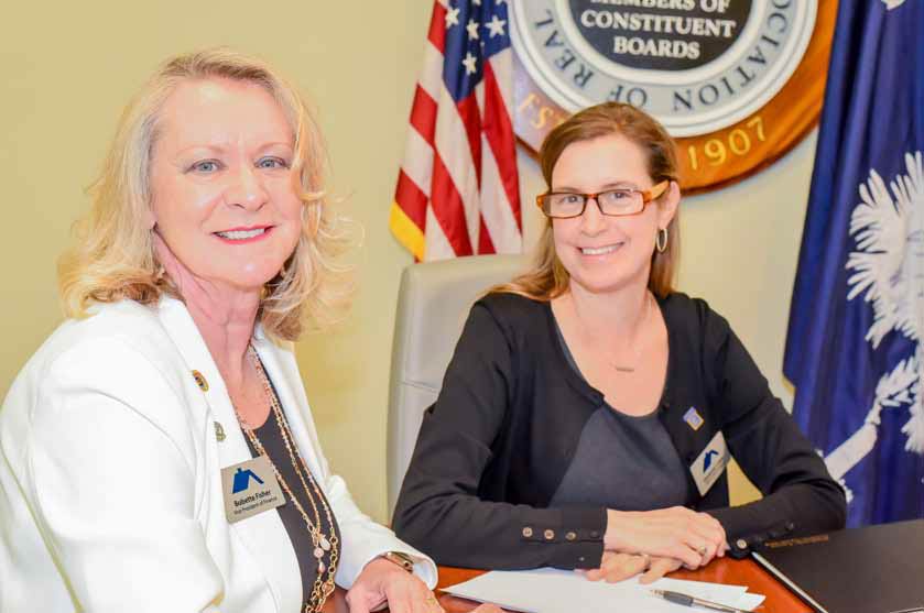 Bobette Fisher, left, and Kimberly Lease.