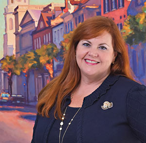 Helen Hill of the Charleston Area Convention and Visitors Bureau (CACVB)