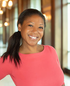 Ebony Mullins of Leeah's of Old Village Wine Shop in Mount Pleasant, South Carolina.