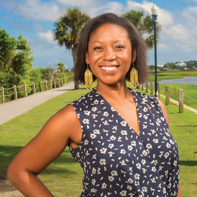 Ebony Mullins of Leeah's Old Village Wine Shop