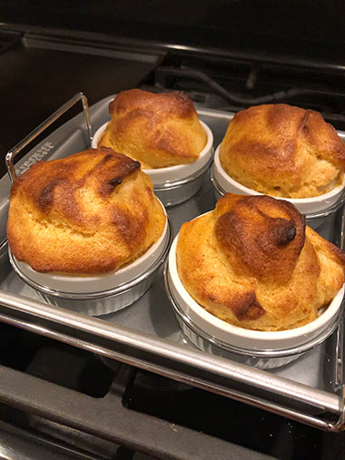 Pamela’s souffles, right out of the oven
