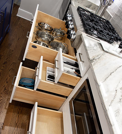 A functional kitchen is key, and it all starts with well-organized cabinets.
