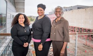 Left to Right, Martina Morale, Rev. DeMett Jenkins and Cheryl German.