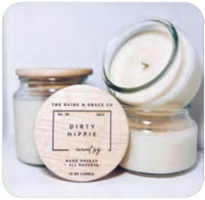 Candles from The Raine & Grace Co