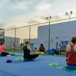 Women at MUSC Wellness Center on exercise mats