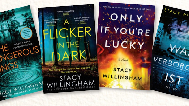 Photo of the covers of 4 books written by Stacy Willingham