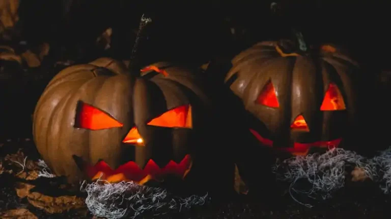 Carved Halloween pumpkins