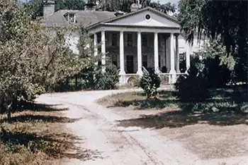 Historic photograph of Hampton Plantation, northeast of Charleston, SC.