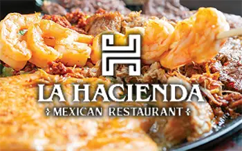 La Hacienda Mexican Restaurant. Locations in Mount Pleasant, North Charleston, Goose Creek, and Summerville, SC.
