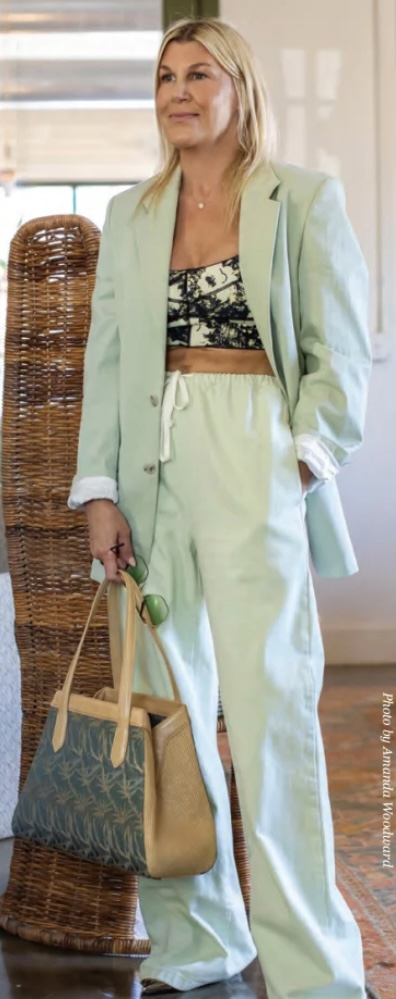 Cortney Bishop wears looks from Hampden.