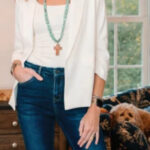 Ruth Campbell wears looks by Love Bella.