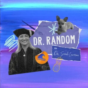 This image displays the cover for the podcast, “Dr.Random”